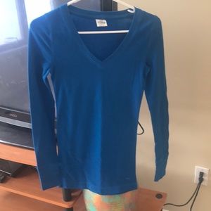 SALE!!🦋PINK NWOT THERMAL BLUE SHIRT BY PINK!!🦋